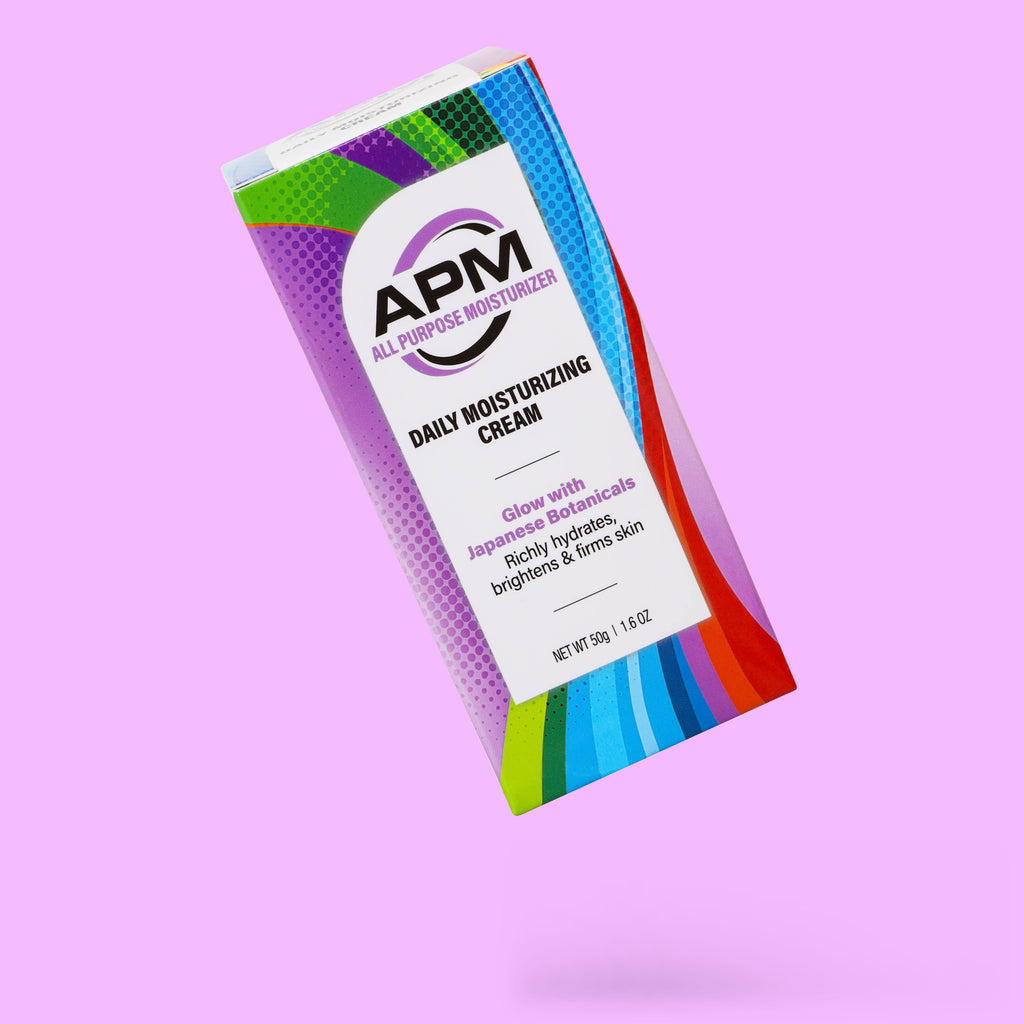 APM Moisturizing Cream with Japanese Purple Rice, Hyaluronic Acid, and Botanical Extracts